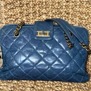Chanel Crinkled Quilted Leather‎ Shoulder Bag